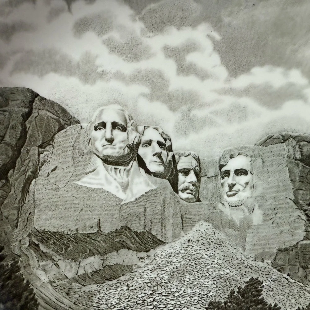 SUNSET SUPPLY CO Mt. Rushmore National Memorial Plate